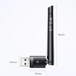 LinkMejor CM749 bluetooth 5.4 Adapter 120M Dongle for PC Wireless Mouse Keyboard Music Audio Receiver Transmitter Free-driver