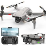 LinkMejor L107 PRO WiFi FPV with Electric Adjustment HD Dual Camera Optical Flow Positioning Brushless Foldable RC Drone Quadcopter RTF