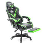 Hoffree Massage Gaming Chair Racing Computer Desk Chairs Ergonomic Massage Lumbar Support High Back Adjustable Swivel Task Chair