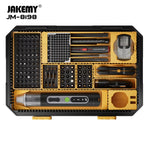 Jakemy JM-8198/135pcs JM-8199/257pcs Repair Tool Kit CR-V Steel Micro Screwdriver Bits Modular Handle Design Universal Compatibility