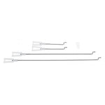 VolantexRC 757-7 Ranger 1600 RC Airplane Spart Part Push Rod With U-Clip Full Set