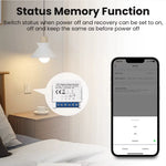 Tuya Zigbe Switch Module with 1/2/3/4 gang Dual Way Control App & Voice Control Timer Scheduling Countdown Work for Alexa Google home