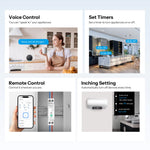 LinkMejor BASIC-1GSP Basic DIN Rail Matter Over WiFi Version Load 32A Energy Electricity Bill Tracking APP & Voice Control Matter Compatible Apple Home