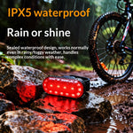 LinkMejor X6 RGB Bicycle Rear Light with Wireless Remote, IPX5 Waterproof E-Bike Turn Signal Indicators, USB-C Charging Cycling Tail Lamp for ENGWE, SAMEBIKE, Xiaomi M365, Ninebot