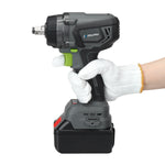 Drillpro Brushless Electric Wrench 1000N.m High Speed 5000RPM Impact  3+1 Reverse Stop Gear Positions Secure 1/2" Chuck Size Available with 15000mAh Battery