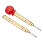 Drillpro 6mm Automatic Center Pin Punch Spring Loaded Marking Starting Holes Tool