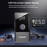 LinkMejor Intelligent Portable Car Jump Starter LED Light Multi Functional Emergency Starting Power Supply with Smart Clamps for Automobiles