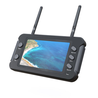 LST 5803 FPV Monitor 5.8GHz 4.3" LCD 800*480 Display 30fps 32GB with Dual Antennas 40CH Auto Search DVR Video Recording NTSC/PAL Auto-Adapt for FPV Drone Analog