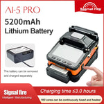 SignalFire AI-5 Pro Optical Fiber Fusion Splicer 6 Motors Core Alignmen 8s Splicin Automatic FTTH Splicing Machine