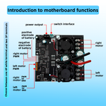 LinkMejor BLM-40A Dual Channel BLDC Brushless Motor Controller Bidirectional 2400W Forward and Reverse Speed Regulation Heat Dissipation Overcurrent Protection
