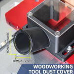 LinkMejor Box Joint Jig for Router Table Zero Gap & Dust Cover 3 Anti-Slip Sliders for Repeatable Precision