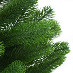Artificial Christmas Tree Xmas Pine Tree with Solid Metal Legs, LED Lights Perfect for Indoor and Outdoor Holiday Decoration