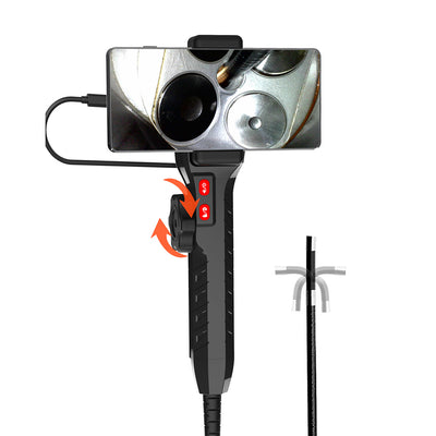 J200 6mm/8mm 360° Rotating Endoscope 1080P 500W HD Quality Adjustable LED Light IP67 Protection Level Inspection Camera  for Automotive Repairs Plumbing Inspections