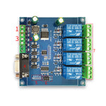 LinkMejor RS232/TTL UART Modbus LinkMejor 4 Ch Relay Module Communication 4-Channel 7-24V Relay Module
