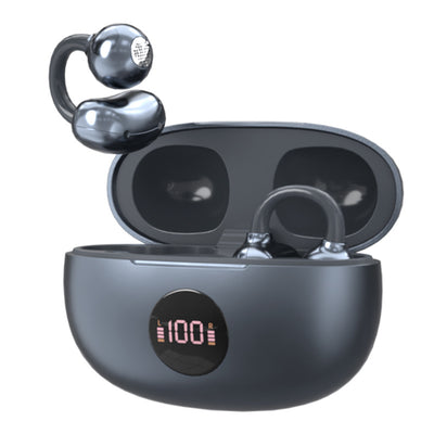 TS63 TWS Earclips Earbuds Wireless bluetooth 5.4 Earphone with Power Display 360° ACS Panoramic Sound AAC Audio Flexible Silicone Ergonomics Open-ear Sports Headphones