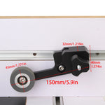 Woodworking Multi-purpose Feather Loc Board Saw Table Pressing Feeder Guider One Way Bearing Roller Feeder Safety Pushing Tools