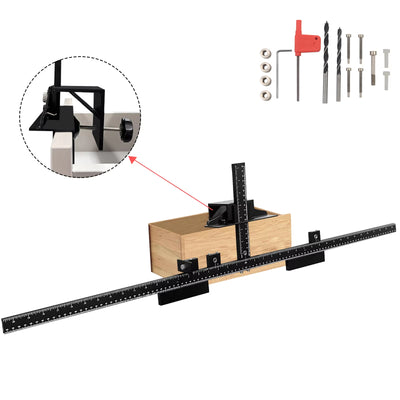 Plus 105cm Cabinet Hardware Jig Install Hardware with Accuracy Precise Knob & Pull Installation Adjustable Drill Guides & Reversible