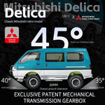 LinkMejor 1296 RTR 1/12 2.4G 4WD for Mitsubishi Delica L300 1986 RC Car Dual-Speed Mechanical Shifting Classis Off-Road Van Climbing Truck LED Light Full Proportional Control Metal Gears CVD Straight Axle Vehicles Models Toys