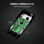EU US Direct Kaiweets KM100S Digital Multimeter True-RMS Backlit for AC DC Voltage Current Resistance Capacitance Measures Ideal for Household Automotive and Industrial Usage