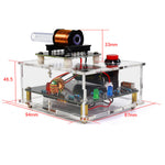 HU-064C High Voltage Electromagnetic Launcher DIY Kit with Circuit Board Fast Energy Storage Long Range Educational Science Experiment