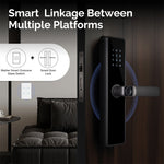 MOES Tuya Smart WiFi Light Switch Matte Protocol Concave Glass Panel 1/2/3/4 Gang Timing Function Voice Control Works with Alexa Google Assistant SmartThings Neutral Wire Needed