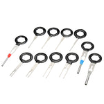 11PCS Terminal Removal Tool Kit High Quality Aluminum Wiring Connector Pin Release Extractor for Car Repair Maintenance