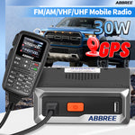 LinkMejor AR-7600 V2 30W GPS Dual Band Walkie Talkie with NOAA Weather Alert Air Band Receive DTMF 500 Channels Long Range Wireless Copy Frequency Mobile Ham Radio for Car Vehicle