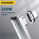 LinkMejor ES-OTG10 PD100W Magnetic USB-C OTG Adapter Fast Charging Type-C Magnet Connector 20Gbps Data Sync 4K@60Hz for Macbook Laptop