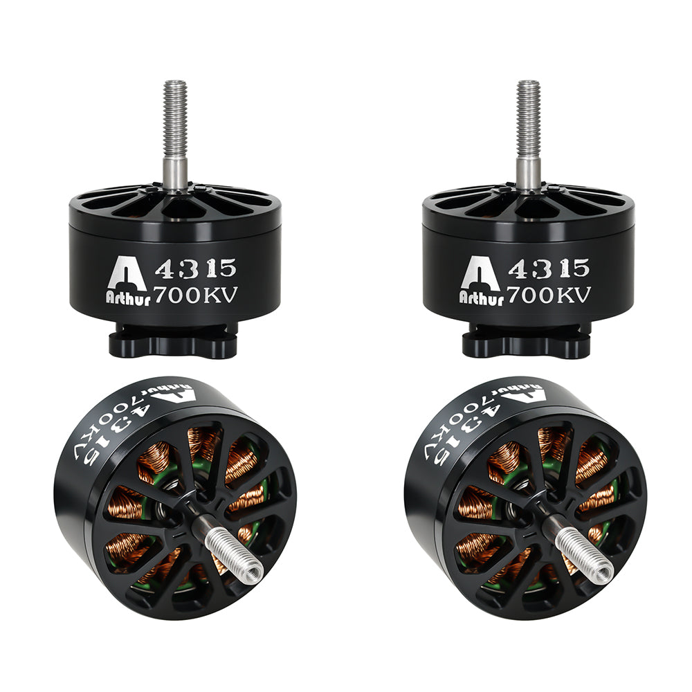 LinkMejor Arthur 4315 380KV / 700KV 4-12S Brushless Motor High Power 6mm Shaft for DIY RC FPV Racing Drones
