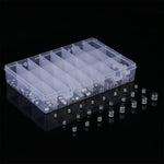 400 Pcs Electrolytic Capacitors Kit 24 Values from 1uF to 1000uF High Quality Aluminum SMD Low Frequency Bypass with Storage Box for DIY Electronic Projects