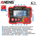 LinkMejor MH16 Digital Multimeter Insulation Tester 500V/1000V/2500V High Voltage Resistance Meter AC/DC Voltage Ohm Tester