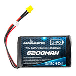 RadioMaster 7.4V 6200mAh 2S Lipo Battery XT30 Plug for Boxer TX16S Radio Transmitter