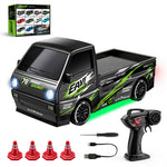 LinkMejor E90-E94 RTR 1/64 2.4G 4WD Mini Drift RC Car Desktop Race LED Light Two Speed Full Scale Remote Control High Speed On-Road Racing Miniature Vehicle Model Boys Gifts Toys