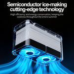 Comfook 120W/150W Portable Mini Ice Maker 8/12 Solid Ice Cubes Fast Ice Making Compact Household Countertop Ice Maker for Home Office Camping Vehicle Use