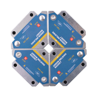 4pcs Magnetic Welding Holders Multi-angle Solder Arrow Magnet Weld Fixer Positioner Locator Holding Auxiliary Locator Tools