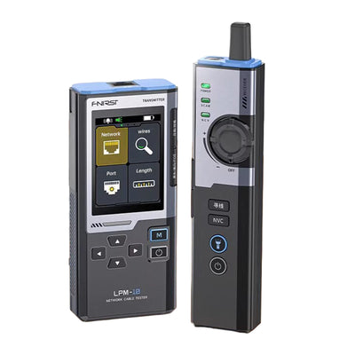LinkMejor LPM-10A Multifunction Network Cable Tester Anti-Interference Line Finder POE Test NCV Monitoring High Definition Screen Length Measurement RJ45 Port Flashing