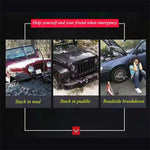 Electric Winch 4500LBS 12V Motorized Steel Cable Wireless Remote Offroad Recovery Heavy Duty Puller Snow Mud Towing Self Recovery