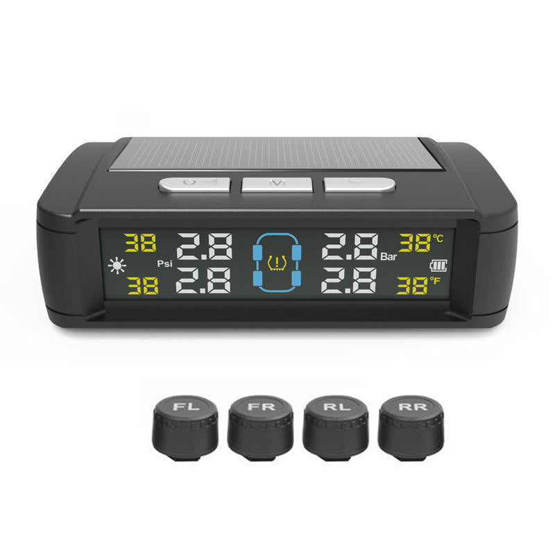 T11 Voice Alarm Tire Pressure Monitor Tire Pressure Monitoring System Universal Digital Tire Pressure Car Exterior And Interior Monitoring System Tire Pressure Gauge Tire Pressure Sensor TPMS