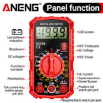 LinkMejor SZ308 Digital Multimeter Handheld AC/DC Voltage Current Resistance Ammeter with Diode Wave Output HFE Transistor Measurement and Low Battery Indication