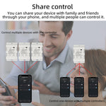 Tuya Zigbe Smart Temperature Humidity Switch Controller 20A 3800W with Waterproof Sensor Automation Timer APP Remote Voice Control with Alexa Google Home