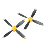 VolantexRC Mini Mustang P-51D RC Airplane Fixed Wing Spare Part 4-Blade Propeller Full Set