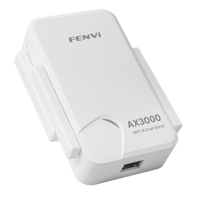 LinkMejor WIFI6 AX3000 Gigabit Wireless Repeater Dual Band 2.4/5Ghz Signal Booster with 4 high-gain Antennas Long Range Amplifer