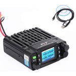 LinkMejor TH8600 Mini Dual Band Mobile Radio IP67 Waterproof 25W VHF UHF Transceiver with Color LCD Display 200 Channels High Power Portable Communication Device