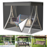 200x170x125cm 210D 3 Seater Swing Seat Chair Hammock Cover Outdoor Furniture Waterproof Cover Garden Yard Sofa Chair Cover Folding Dust Rain Protector