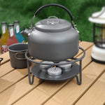 IPRee Candle Heating Tea Warmer Household Thickened Teapot Heating Base Outdoor Portable Tea Stove New Metal Tea Ceremony Accessories
