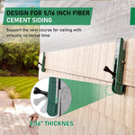Siding Installation Tools Fiber Cement Siding Mounting Kit For 5/16-Inch Lap Siding Adjustable 4-8 Inch Reveals Polycarbonate Body 2 Pack
