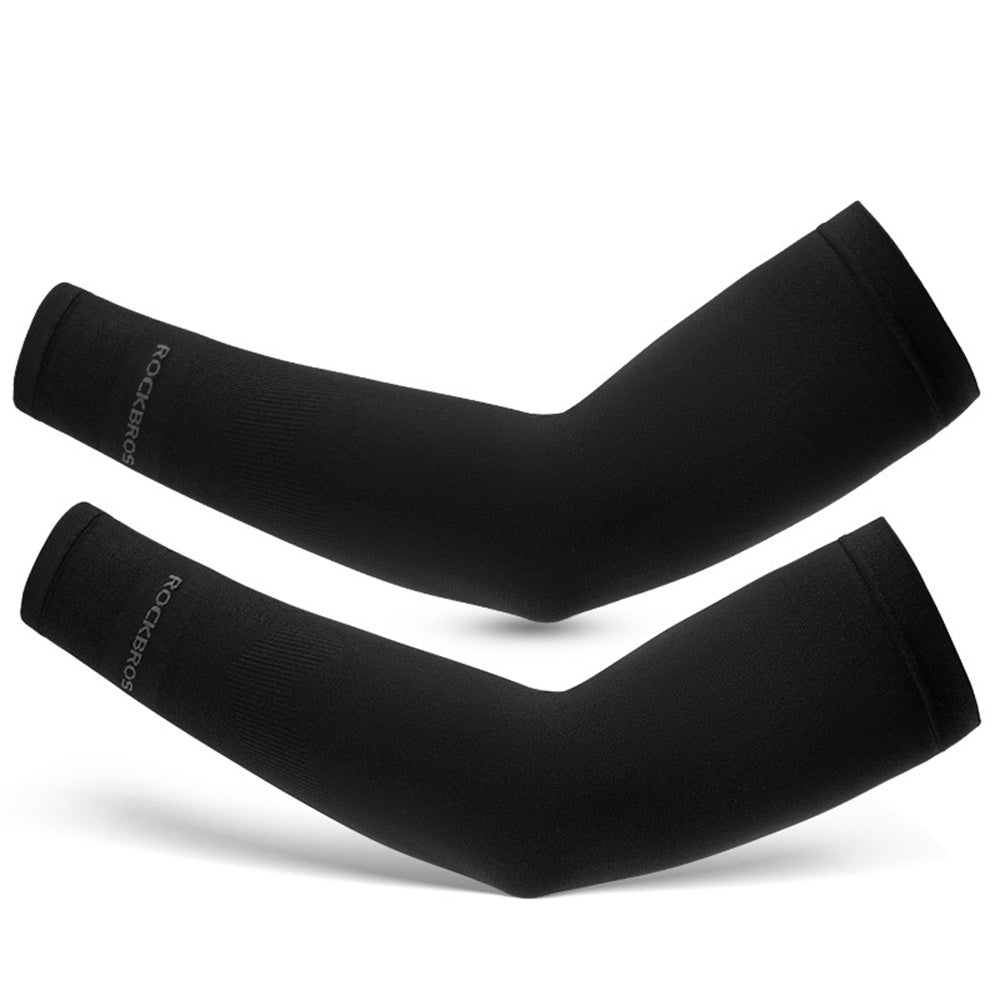 LinkMejor UPF50+ UV Protection Solid Arm Sleeves Quick-drying Breathable High Elastic Fit Sunscreen Sleeves for Summer Outdoor Driving Sports