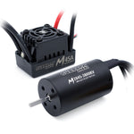 LinkMejor HOBBY M2845/M540 All Black Waterproof Brushless Motor W/ M45A Waterproof ESC 4.0 Connector Suitable for 1/14 Model RC Car Parts