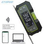 LinkMejor Bluetooth Digital Level Inclinometer LCD Dual-axis Electronic Protractor Angle Triangle Ruler Meter Measurment Gauge Finder