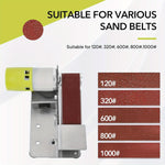 Mini Electric Belt Sander Belt Grinder Electric Knife Sharpener 7 Adjustable Speed for Knife Making Woodworking Metal Cutter Edges